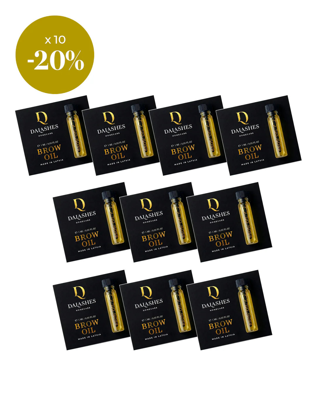 BROW OIL mini set (10 vnt.)